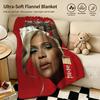 Musik B-Beyonce-E Werfen Warme Weiche Flanelldecke, Vielseitig für Sofa Bett Camping Reisen Nickerchen
