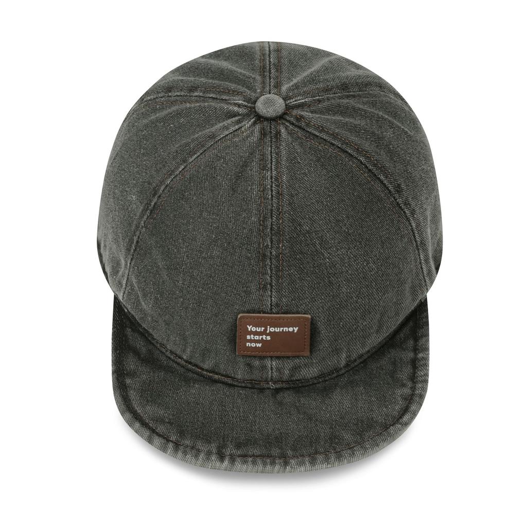 Clape Plus Size Denim Cap with Short Soft and Perfect for and Baseball Men's Brim, Adjustable, Outdoors, Fishing, (Dark Gray, J-BSAD2516) [Used]