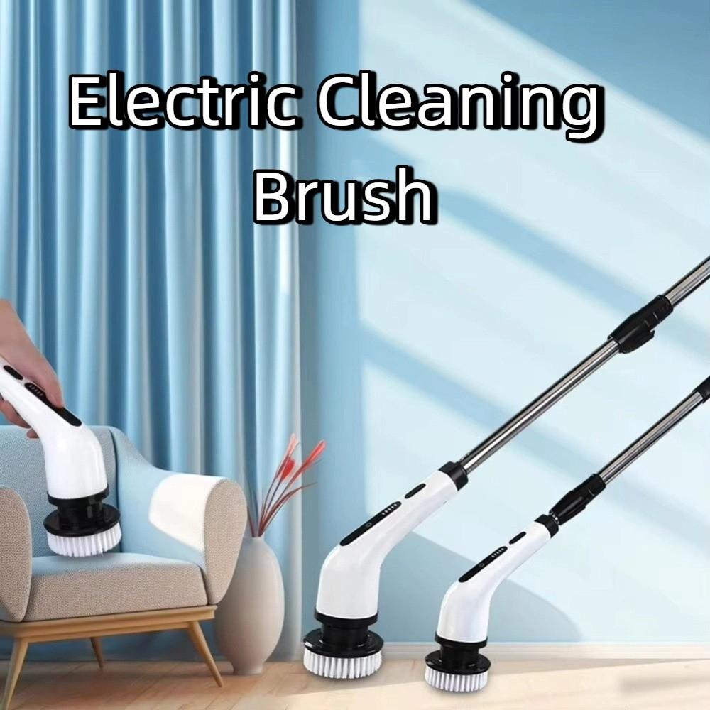 9-in-1 Electric Cleaning Brush Rechargeable Electric Spin Scrubber Rotary Scrubber Toilet
