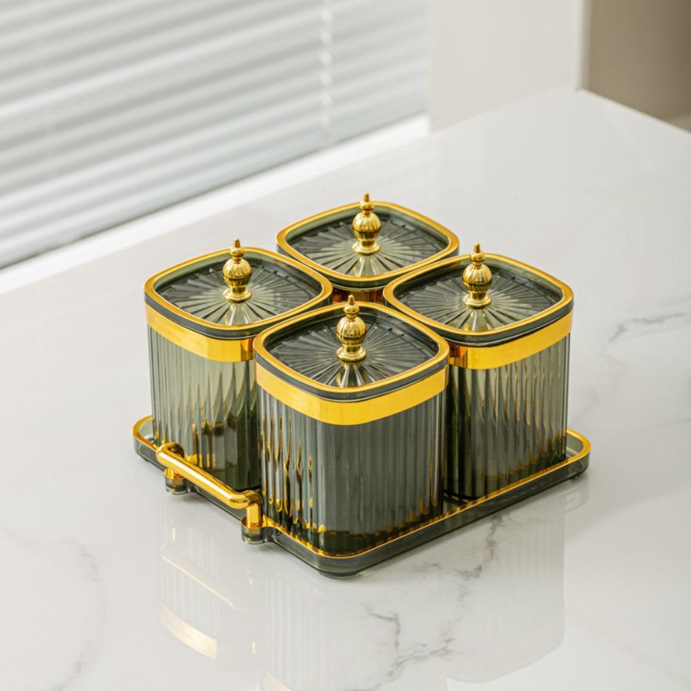 Exquisite Storage Box Creative Storage Can Multipurpose Seasoning Jar Set  Home