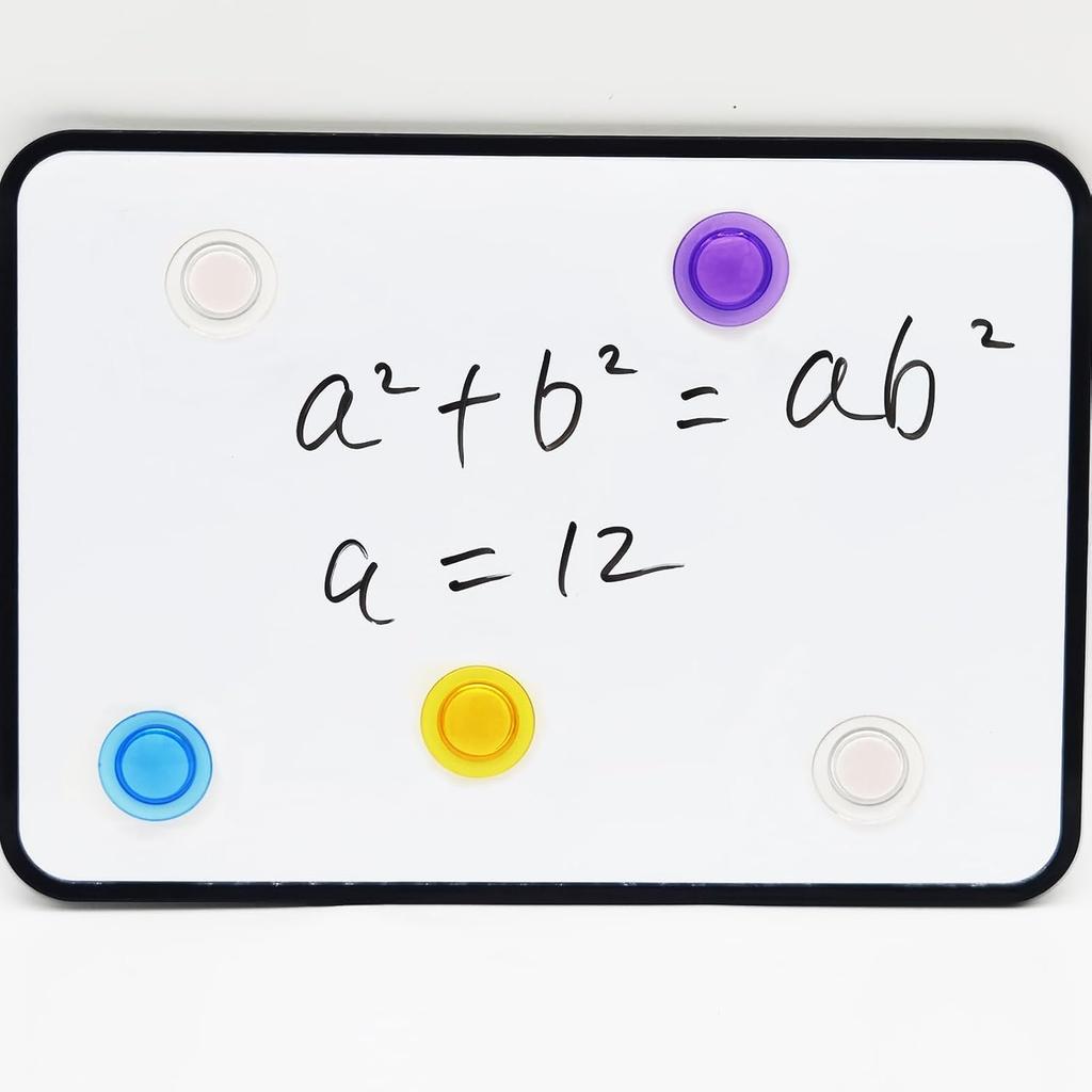 Fridge Magnets - 14 Pack Strong Refrigerator Magnets, Heavy Duty Small Magnets with 7 Colors, Whiteboard Magnet for Crafts, Locker, Office & Kitchen,