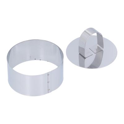 Cake Mousse Ring Mold Stainless Steel Dessert Rings Cake Cutter for Salads Pastries Baking