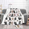 Cute Scottish Terrier Pattern In Calm Colors Latest Super Soft Warm Light Thin Blanket Scottish Terrier Scottie Dog Scottie