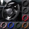 2PCS Car Steering Wheel Covers Suede Steering Wheel Cover Wrap For Mercedes Benz AMG A B C D M S R Class Interior Accessories QN1