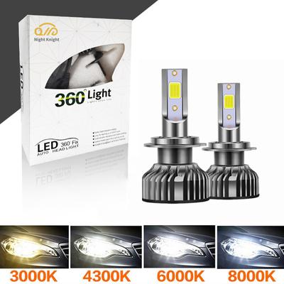 2 adet LED Araç Far 20000LM H4 Ampul H1 H3 H7 H8 H9 H11 H16 9005 HB3 9006 HB4 55 W Sis Lambası Hata Ücretsiz Lamba