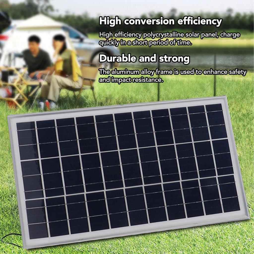 25W Solar Panel High Conversion Efficiency Waterproof Sturdy  Portable For Cars Ships Aircraft Solar Panel