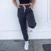 Women's Drawstring Casual Jogger Pants Elastic Waistband Tapered Leg Pockets Lightweight Soft Fabric Lounge Bottoms