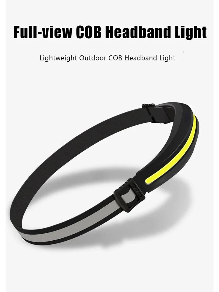 Leistungsstarke Tragbare COB Stirnlampe USB Wiederaufladbar Rotes und Weißes Licht Arbeitsleuchte Outdoor Camping Angeln Flutlicht Scheinwerfer