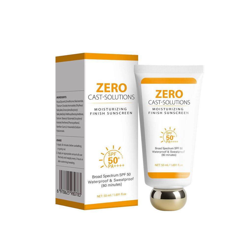 Flawless Hydrating Sunscreen Cream 50ml SPF50+ Long-Lasting Protection Neutral Packaging