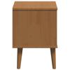 Nightstand Caramel 40 x 35 x 48 cm Solid Pine Wood