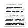TGM3   3D Metal AMG Emblem Car Rear Trunk Badge Decal Sticker For Mercedes Benz W204 W205 W203 W211 W212 W213 W201 W210 W124 W126 W140