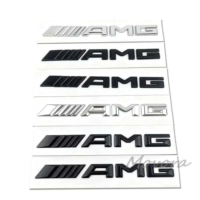 TGM3   3D Metal AMG Emblem Car Rear Trunk Badge Decal Sticker For Mercedes Benz W204 W205 W203 W211 W212 W213 W201 W210 W124 W126 W140
