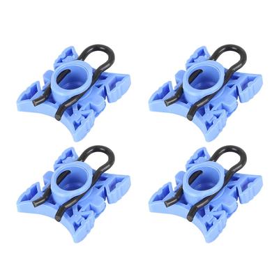 Car Auto Window Adjuster 11.5mm Sliding Pivot Clip for BMW 51321938884 Blue 4pcs