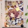 Anime NNekopara Movie Wall Tapestry Hippie Flower Wall Carpets Dorm Decor Wall Art Decor Living Room Tapestry Bedroom Tapestry