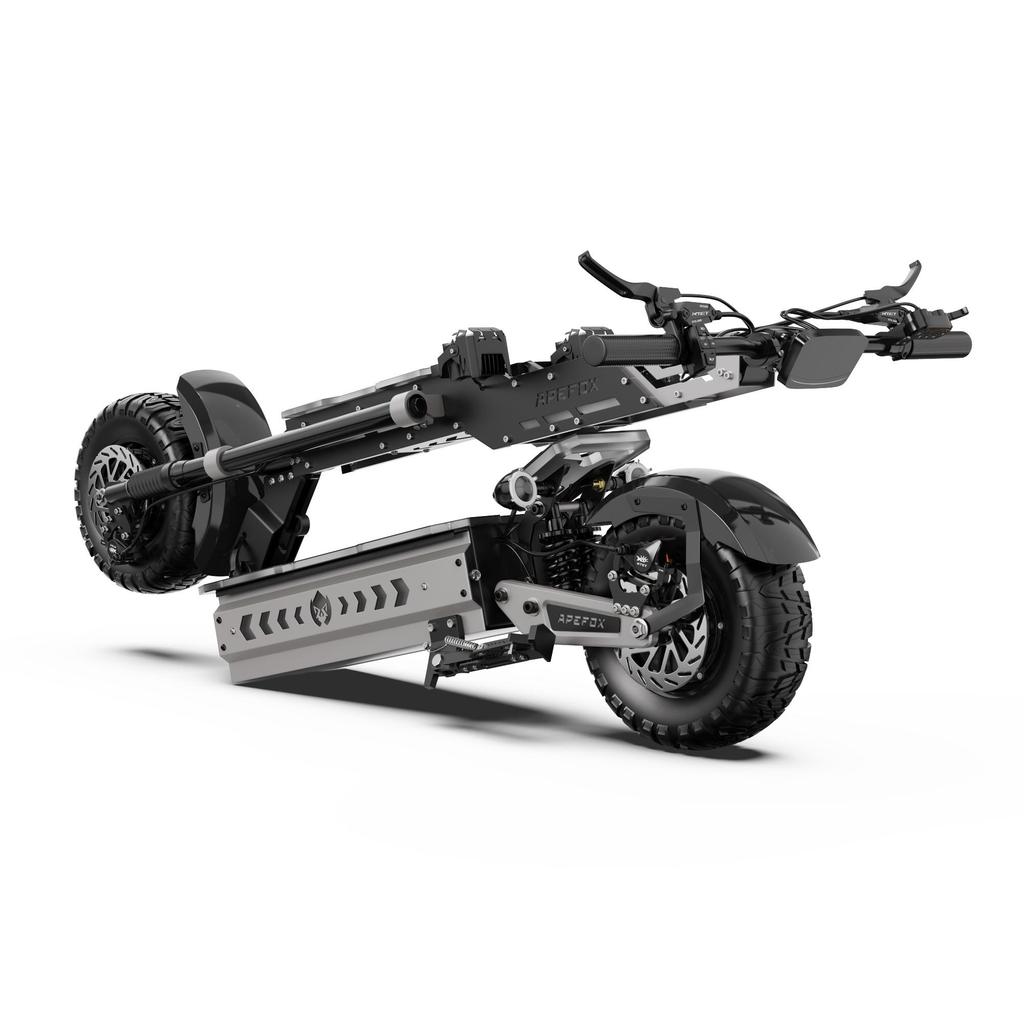 APEF-FOX T90 Ultra Electric Scooter Dual 5000W Peak Motors 72V 40Ah Battery 13 Inch Off Road Tires 44.7N·m Torque