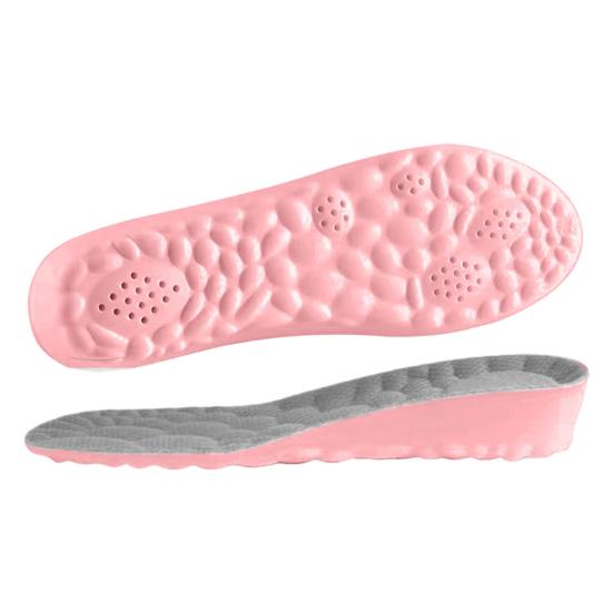 1 Pair Inner Heightening Insole Breathable Anti-Odor Arch Support Multi-Level Height 1.5/2.5/3.5cm Ergonomic Shoe Inserts for Sports Shoes