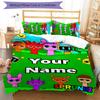 3pcs SPRUNKI10 Cover Set - Personalized Name, HD Printed Bedding with 1 Cover and 2 Pillowcases - Perfect for Home Decor, Easy Care