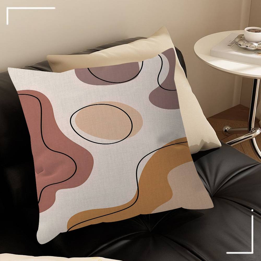 Abstract Boho Geometric Line Pillow Anime Pillow Sofa Bed Head Pillow Cover Cushion Cover Fashion