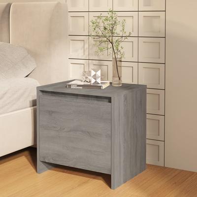 Nightstands 2 Pcs Grey Sonoma 45 X 34 X 44.5 Cm Particleboard