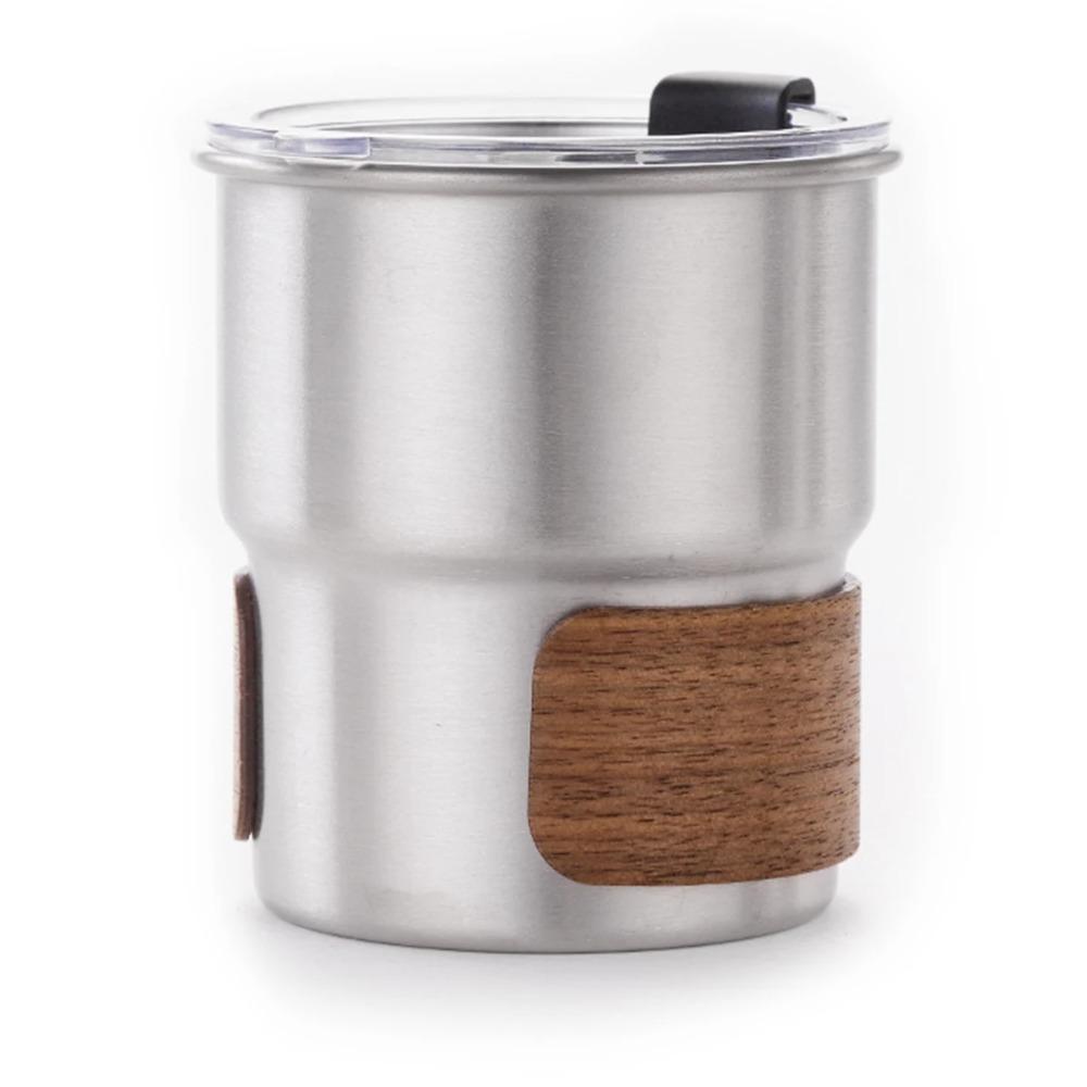 

300ml Coffee Cup 304 Stainless Steel Water Cup Portable Coffee Camping Mug Outdoor серебряный