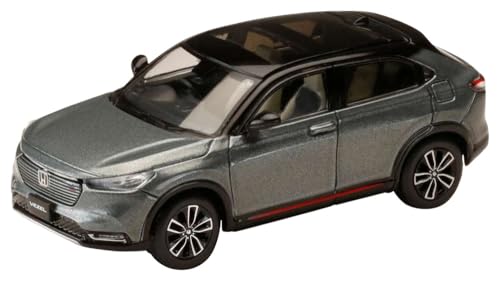 HJ64 1/64 Scale Honda VEZEL e: HEV PLaY Meteoroid Gray Metallic (Finished Model) HJ642071GM
