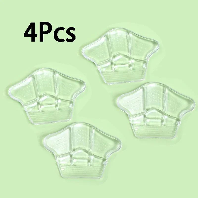 2Pcs/4Pcs Silicone Gel Shoe Insole for Women High Heels Liner Grips Protector Sticker Anti-Wear Pads Cushion Pain Relieve Insert
