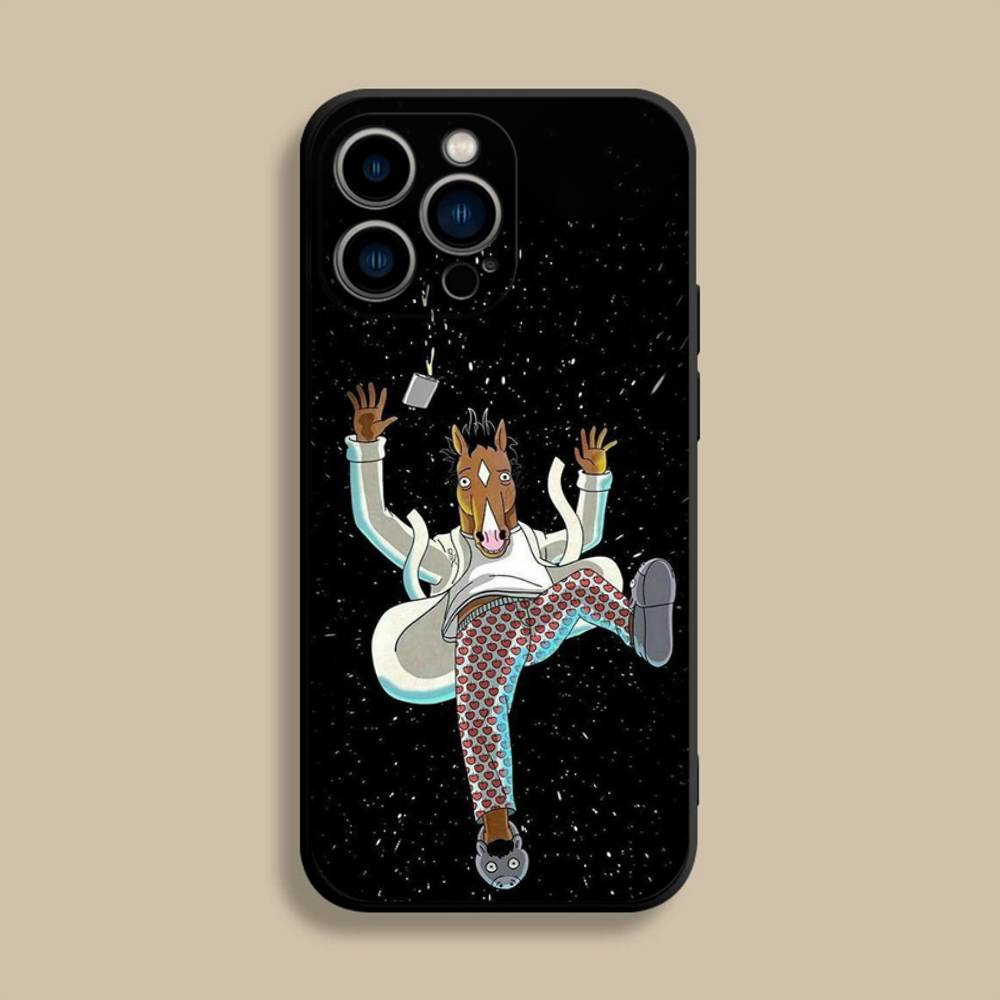 B-Bojacks H-Horsemans (1) Phone Case For iPhone 17,16,15,14,13,12,Pro,Max,Plus,E,SE4,Air,Mini Black Soft Cover