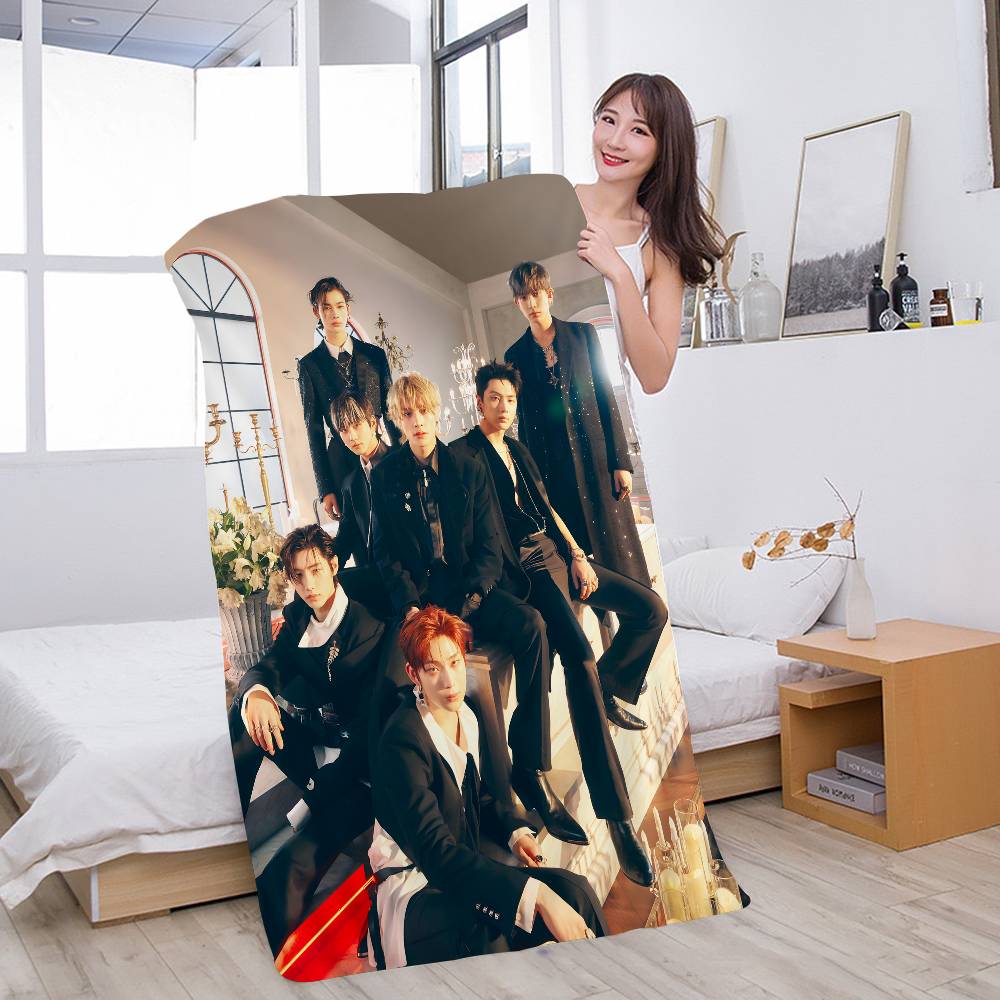 Korea E-Enhypenes Singing Microfiber Beach Towel Absorbent Quick dry Soft Yoga Swimming Resort Mountain Climbing Towel