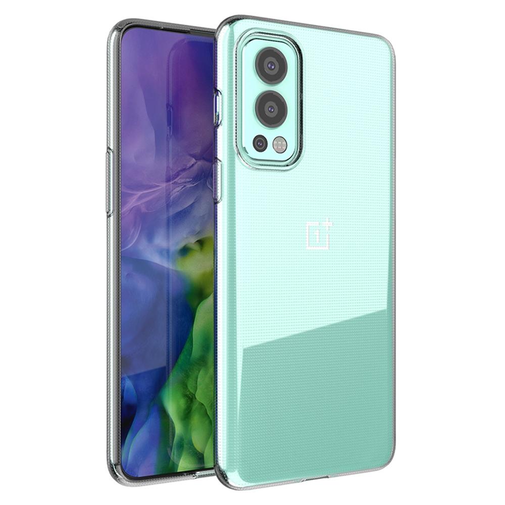 

For OnePlus Nord 2 5G Slim Fit Transparent Phone Case Soft TPU Comfort Grip Shockproof Back Cover A