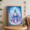 Disney Christmas Stitch Oil Painting Kit Home Bedroom Wall Decor Handmade Gift Holiday Art DIY Canvas Painting Set Room Decor Craft