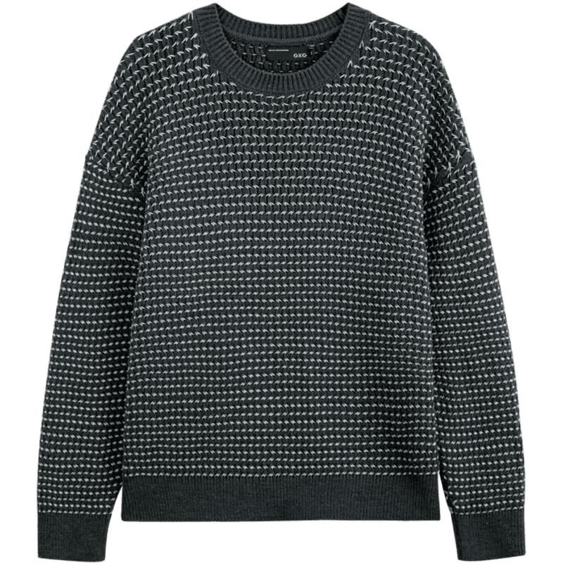 

GXG Men s Ribbed Collar Knit Sweater S