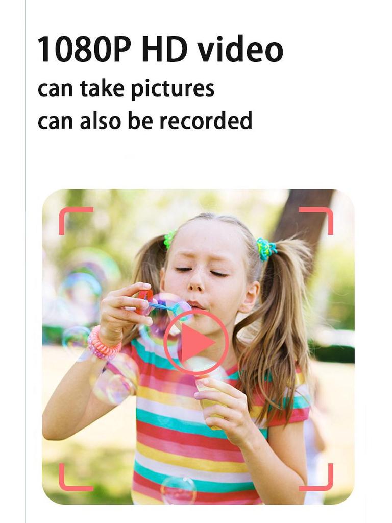 Kids' Instant Camera: 2.4-inch HD Screen, Digital SLR