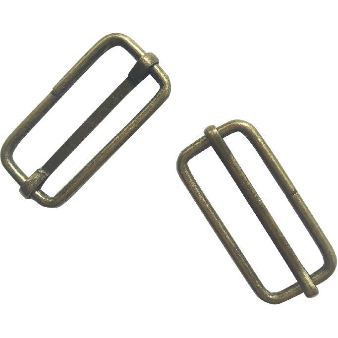 

2-дюймовая металлическая пряжка-слайдер - Прямоугольный триглайд-слайдер для регулировки ремня из стропы для застежек, ремня, аксессуаров для рюкзака, кошелька, фурнитура ZQMALL