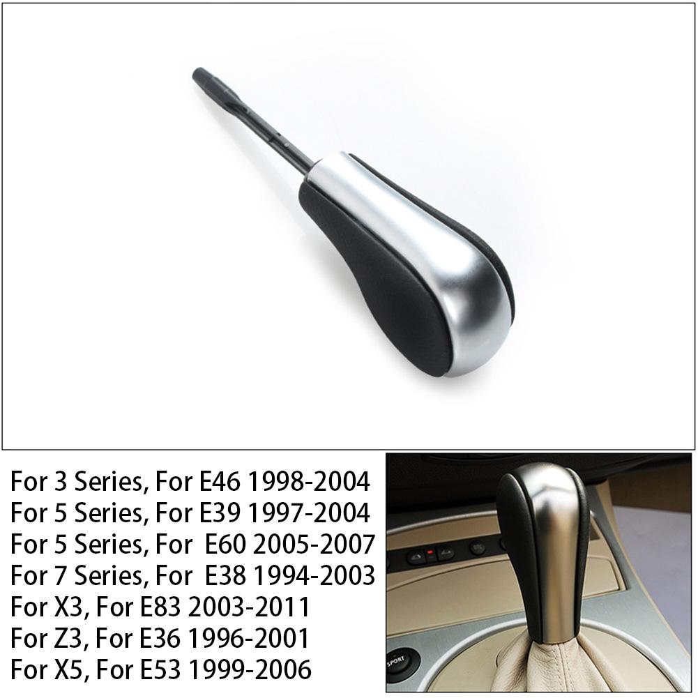 For 3 Series Stylish Gear Shift Car Gear Handball Car Interior Upgrade Silver Comfortable Grip Easy Installation
