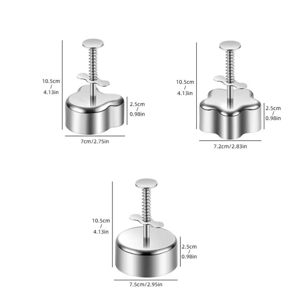 

3pcs/set Onigiri Mold Stainless Steel Spam Musubi Maker Rice Ball Mold Triangle Sushi Press Mould for Home DIY Kid Bento Picnic