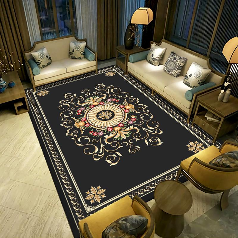 New Chinese Style Living Room Carpet Simple Coffee Table Sofa Floor Mat Bedside Carpet Easy To Maintain