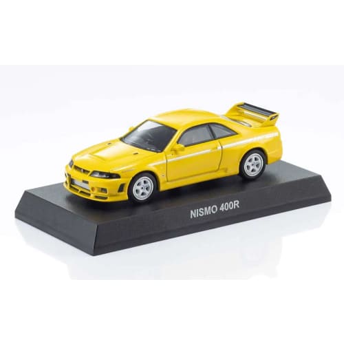 KYOSHO MINI CAR & BOOK 1/64 No.20 NISMO 400R Yellow K07128Y
