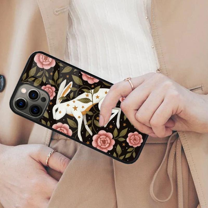 

cartoon rabbits pattern Magnetic Phone Case For APPLE iPhone 17 Air 16 14 13 12 Pro Max 15 Plus Wireless Charge MagSafe Cover iPhone 14