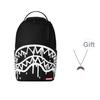 New SPRAYGROUND PVC Backpack Regular Unisex Black W1045731