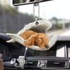 Wings Angel Vibrant Car Rearview Mirror Accessory For Pet Lovers Gift Stylish