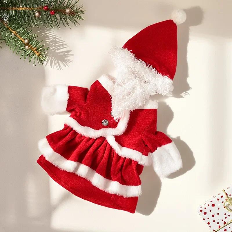 

Рождественские праздничные питомцы одежда классическая переодежда одежда для собак трансграничные взрывные товары для питомцев оптом XL красный