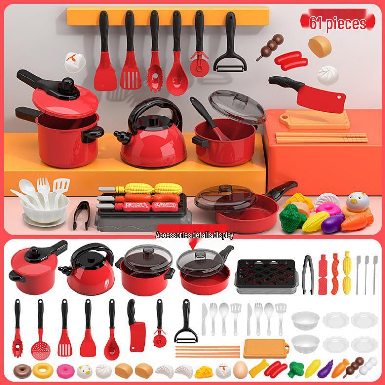Children's Kitchen Toy Set: Role-Playing Simulation Stove for Boys and Girls