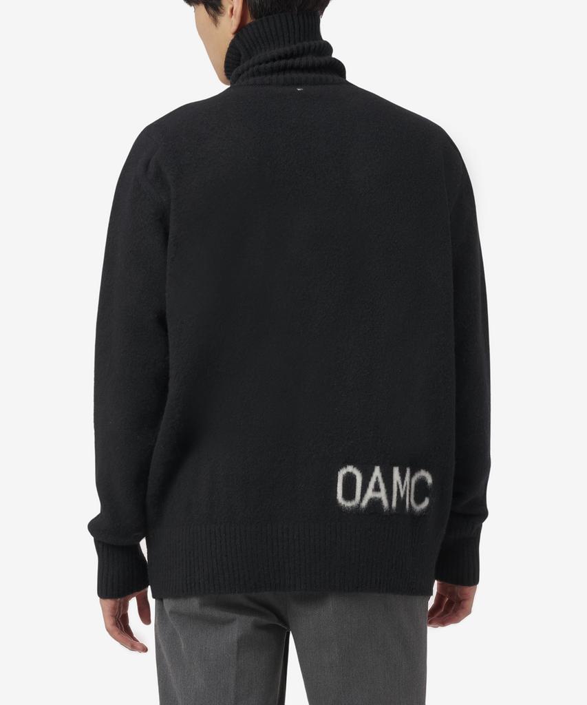 OAMC Whistler Logo High-Neck Knit - Black / 23A28Oak10Fltoa007001