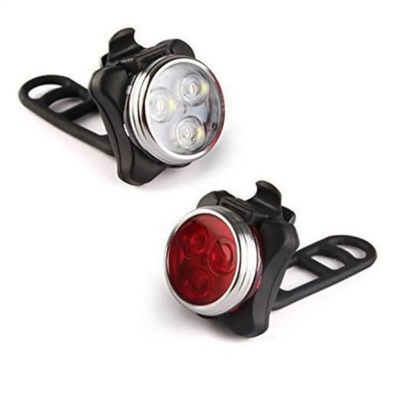 

New Bicycle Mountain Bike Tail Light Emergency Signal Lamp USB Rechargeable 4 Modes