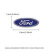 Neuer 2026 Autoaufkleber Ford Neu 2025 Heiß 58x22MM Auto Lenkrad Mittel Emblem Logo Aufkleber Für Ford S MAX Ranger Focus Fiesta