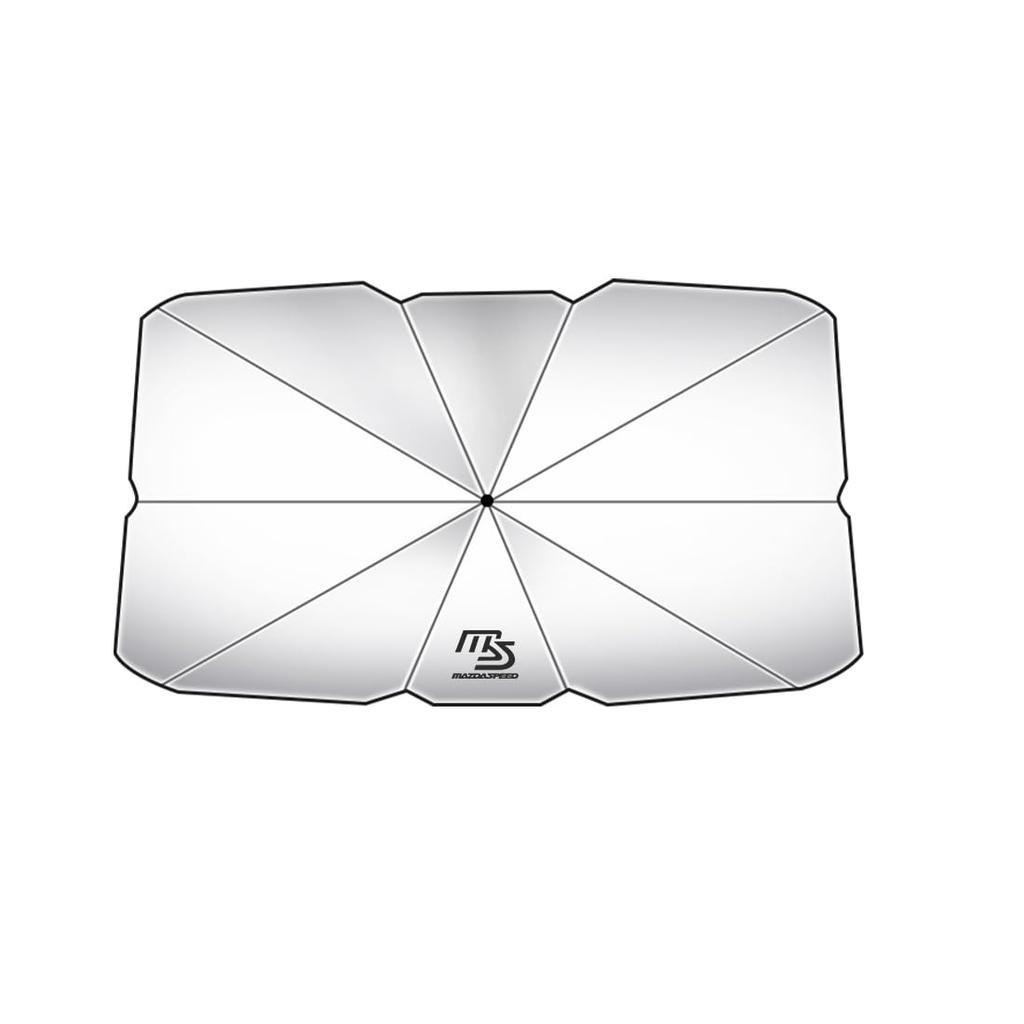 Mazda Speed Exclusive Car Sun Shade Umbrella, MS Logo Included, Car Windshield Sunshade Umbrella,