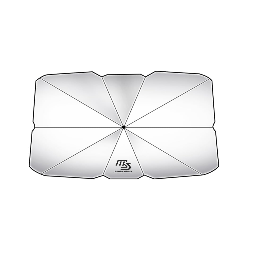 

Mazda Speed Exclusive Car Sun Shade Umbrella, MS Logo Included, Car Windshield Sunshade Umbrella, Mazda Speed exclusive серебряный