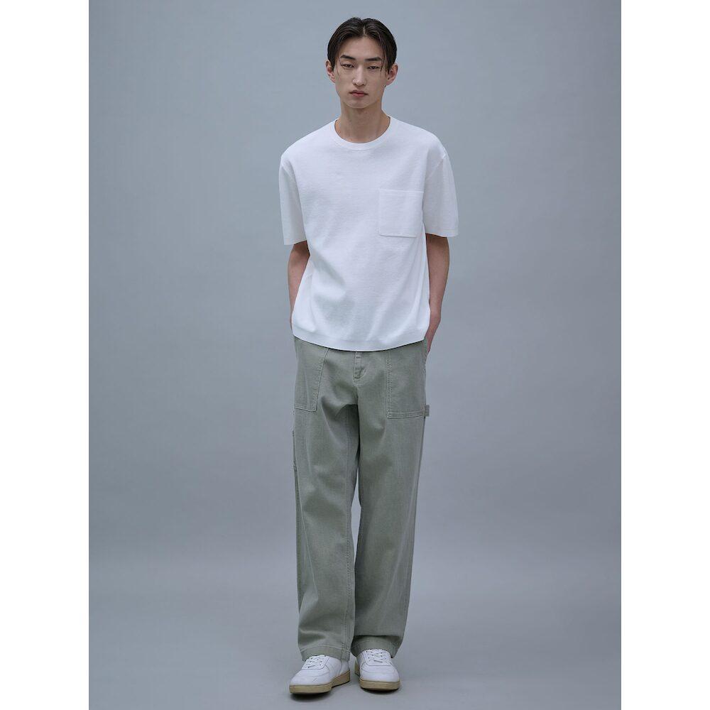 SHIFT.G Cotton Crewneck Sweater White