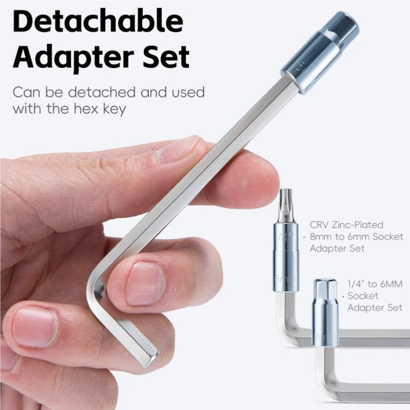 Kit di attrezzi portatile 10 in 1 per la riparazione della bicicletta Chiave esagonale multi-modello Attrezzi combinati per la manutenzione della bici Accessori per il ciclismo