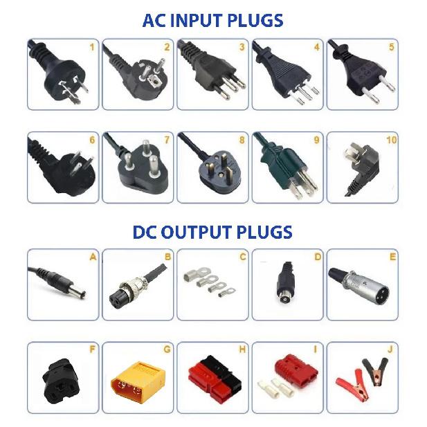 29.2V 15A Charger LiFePO4 Battery Charger 29.2V Fast Charger For 8S 24V 25.6V LiFePO4 Battery Pack Charger